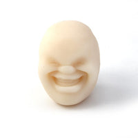 Novelty Resin Funny Gags Practical Jokes Vent Human Face Anti Stress Ball Halloween Scented Squeeze Toy Geek Reliever Squeeze