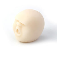 Novelty Resin Funny Gags Practical Jokes Vent Human Face Anti Stress Ball Halloween Scented Squeeze Toy Geek Reliever Squeeze