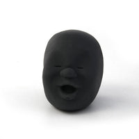 Novelty Resin Funny Gags Practical Jokes Vent Human Face Anti Stress Ball Halloween Scented Squeeze Toy Geek Reliever Squeeze