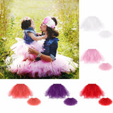 Puseky Family Matching Clothes Mother  Baby Girl Tutu Skirt 1-3 years Girl Dance Skirt Mom Daughter Cloth Tulle Petticoat