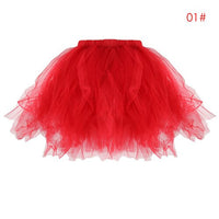 Puseky Family Matching Clothes Mother  Baby Girl Tutu Skirt 1-3 years Girl Dance Skirt Mom Daughter Cloth Tulle Petticoat