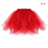 Puseky Family Matching Clothes Mother  Baby Girl Tutu Skirt 1-3 years Girl Dance Skirt Mom Daughter Cloth Tulle Petticoat