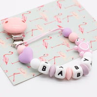 Mini turtle Personalized Silicone Pacifier clip Silicon Chew Beads Baby teething jewelry