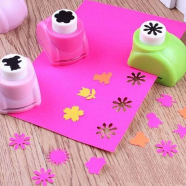 1Pc Kid Mini Printing Paper Hand Shaper Scrapbook Tags Card Drawing Toys Creative Children Handmade DIY Punch Cutter Tool CL5643