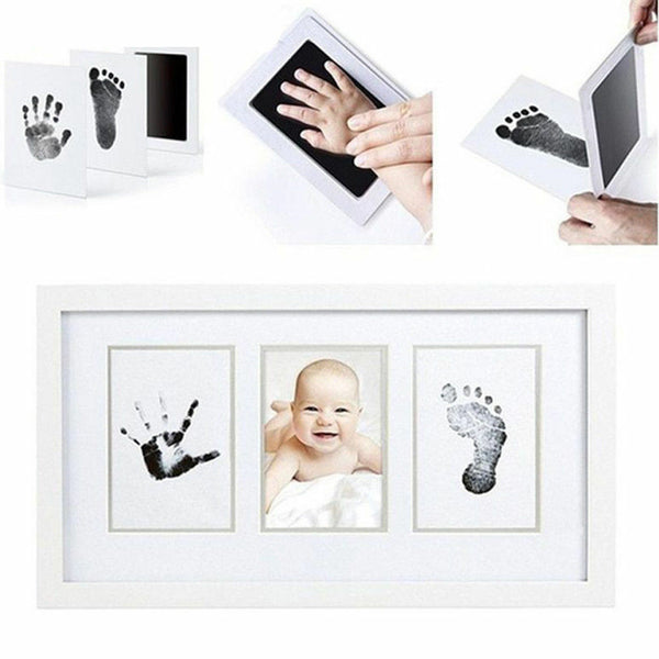 Inkless Wipe Baby Kit Hand Foot Print Keepsake Footprint Maker Newborn Footprint Handprint Makers