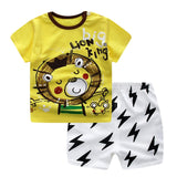 2019 Newborn clothing sets summer baby clothes for boys & girls cotton Lion print baby sets 0-2Y baby child clothes 2PCS