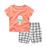 2019 Newborn clothing sets summer baby clothes for boys & girls cotton Lion print baby sets 0-2Y baby child clothes 2PCS