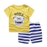 2019 Newborn clothing sets summer baby clothes for boys & girls cotton Lion print baby sets 0-2Y baby child clothes 2PCS