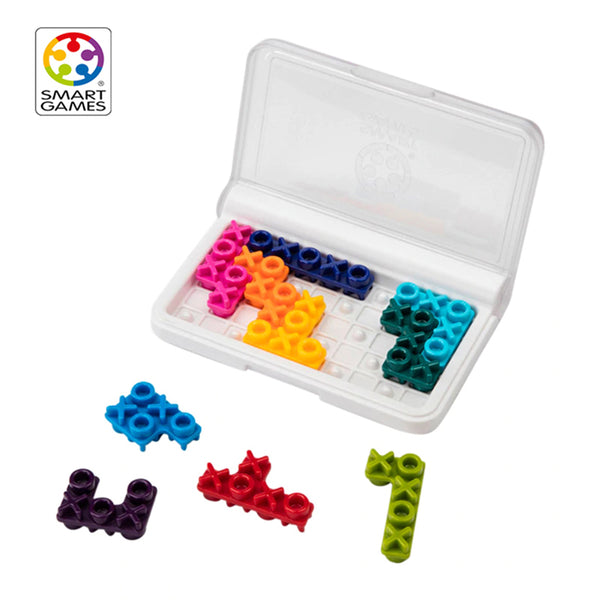 Smart Games IQ XOXO Puzzle Toy with 120 Challenge Montessori Life Skill Education Toys for Children Logical thinking Capability