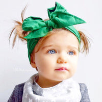 Headband Children DIY Solid hair bands baby baby tiara bow hair accessories white red turban baby bows