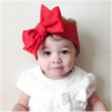 Headband Children DIY Solid hair bands baby baby tiara bow hair accessories white red turban baby bows