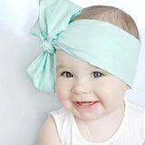 Headband Children DIY Solid hair bands baby baby tiara bow hair accessories white red turban baby bows